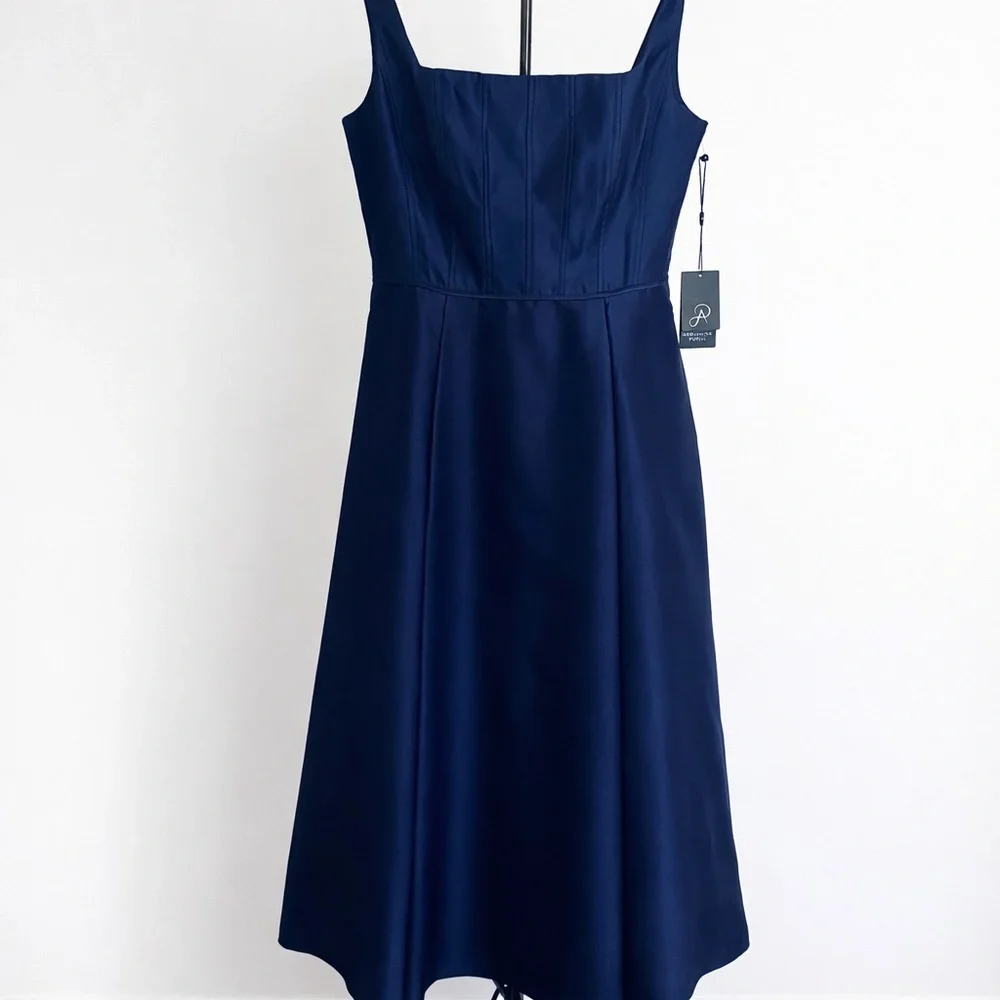 Adrianna Papell “Midnight” Fit & Flare Midi Dress – NWT - Picture 1 of 11